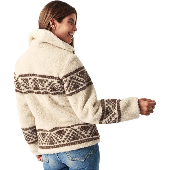 Faherty Yellowtail Sherpa quarter zip - Picture 2 of 7